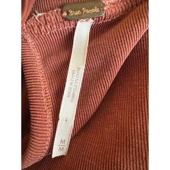 Free People Women’s Medium Never Let You Go Tie Back Tank in Brown - Picture 7 of 8